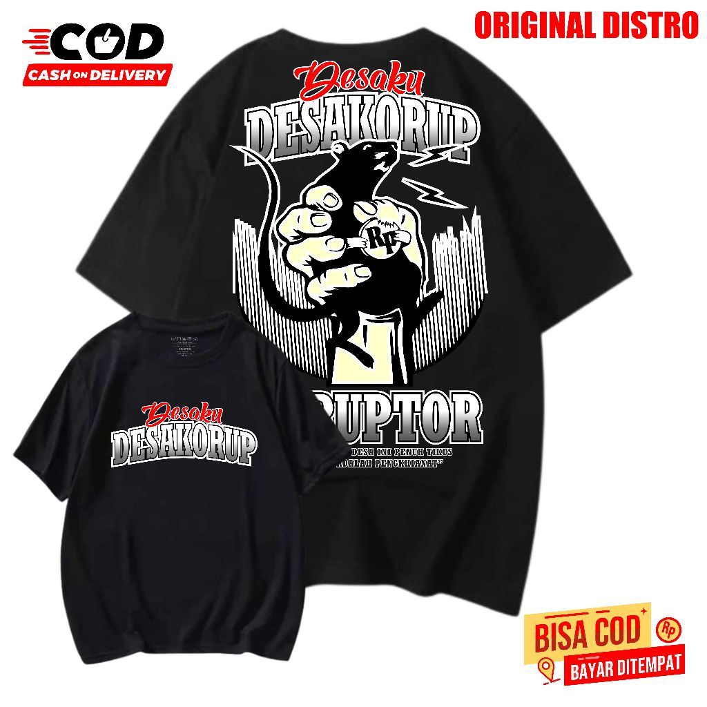 KAOS DESA KORUPSI/ ANTI KRITIK/ KORUPTOR/ KAOS DESA MALING/ PENJARAKAN