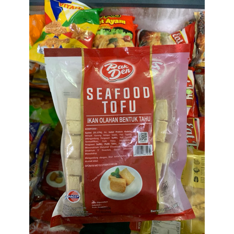 

pak den seafod tofu 500 gram