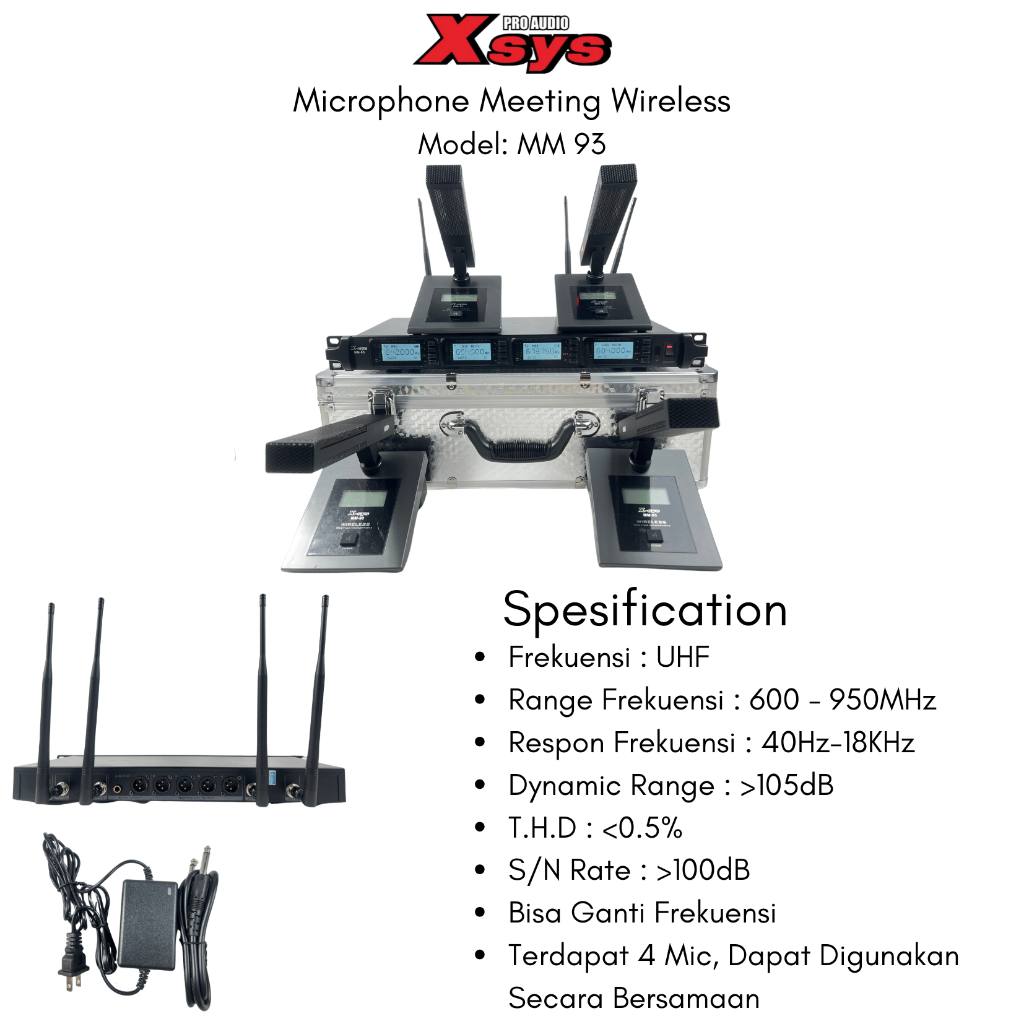 MIC MEETING WIRELESS XSYS MM93