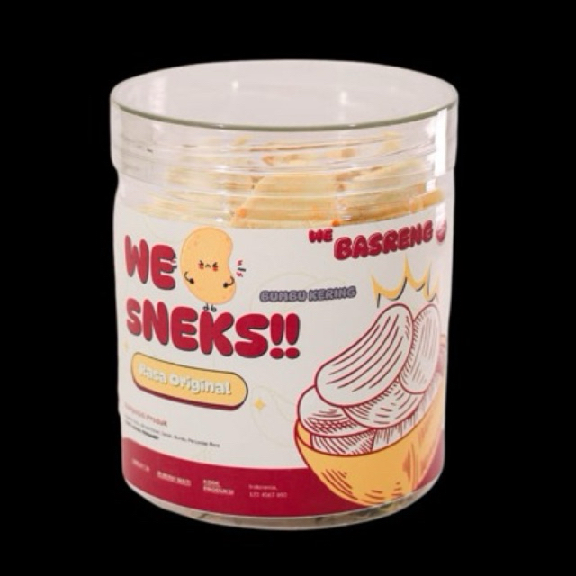 

WeSneks Basreng varian original bumbu kering 200g