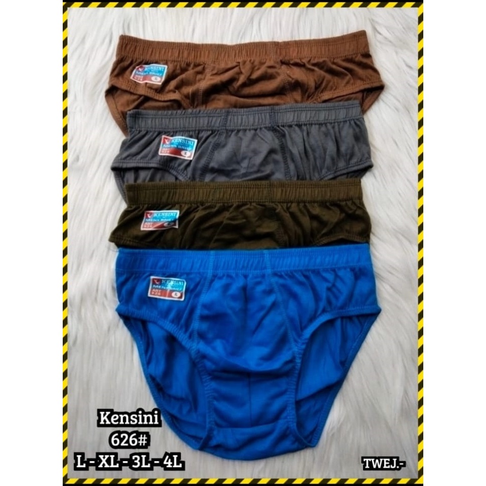 Celana Dalam Pria Dewasa dan Remaja Bahan Katun K E N S I N I - 6 2 6 - XXL CD Celana Dalam Pria Dew