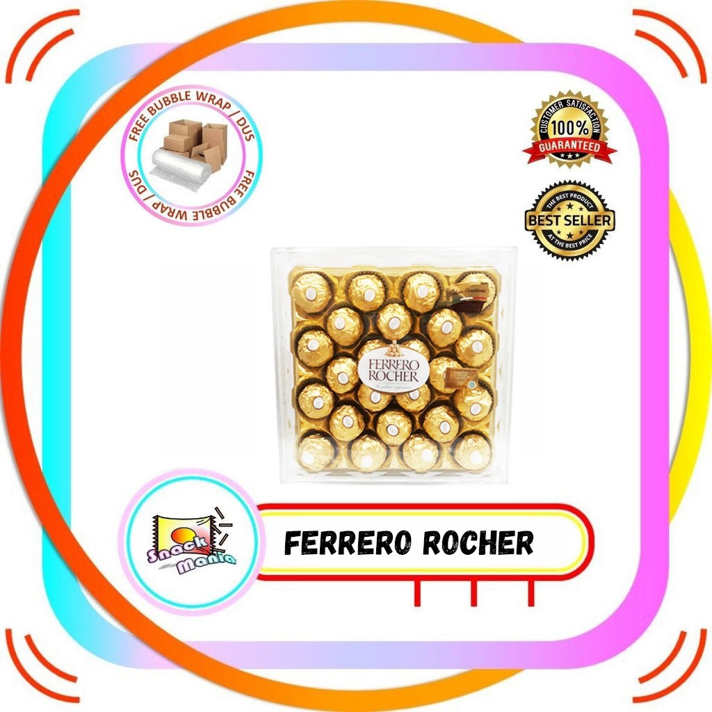 

Coklat Ferrero Rocher Chocolate T24 300 gr isi 24