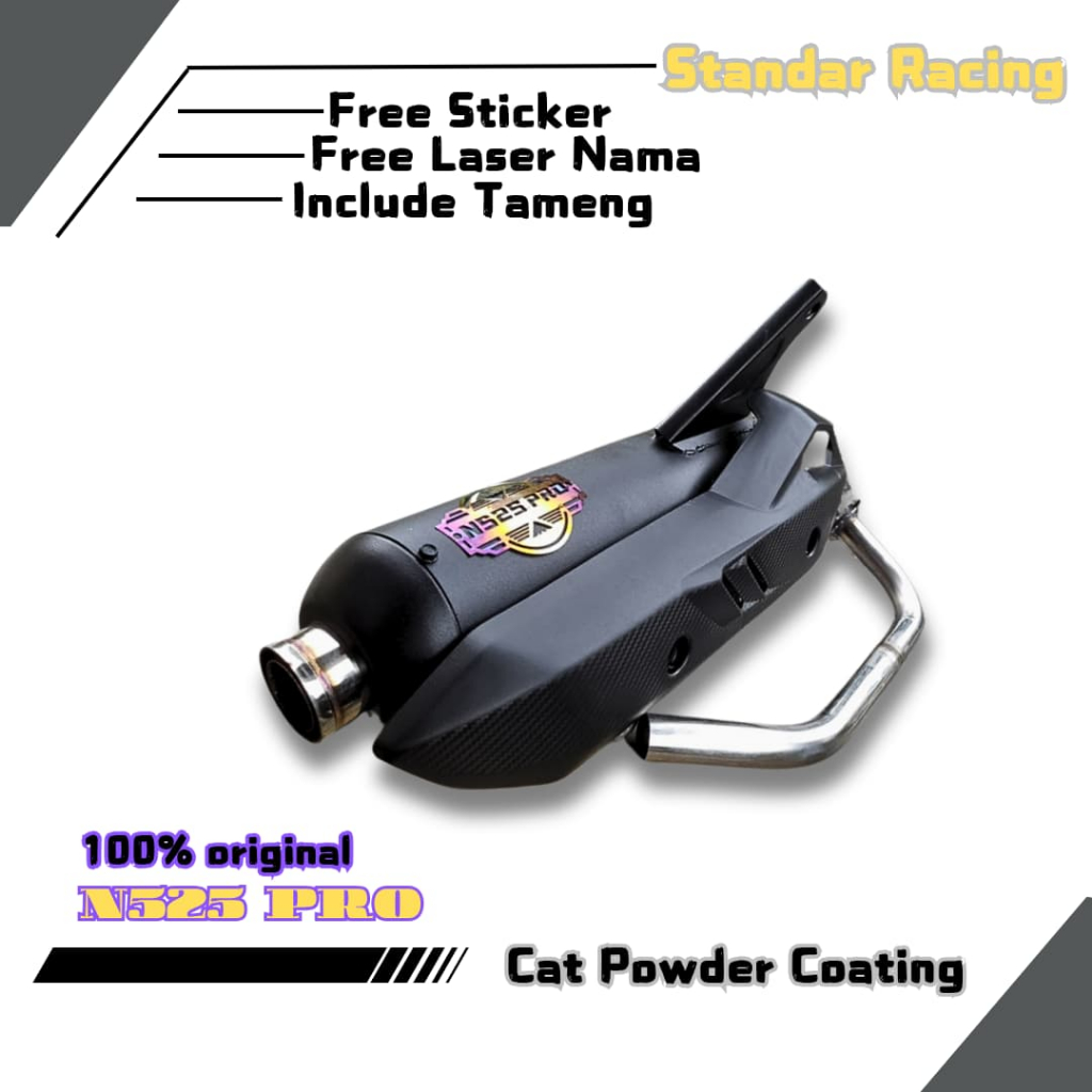 Knalpot Shijiro NS25PRO Honda Beat – Standar Racing, Kualitas Original