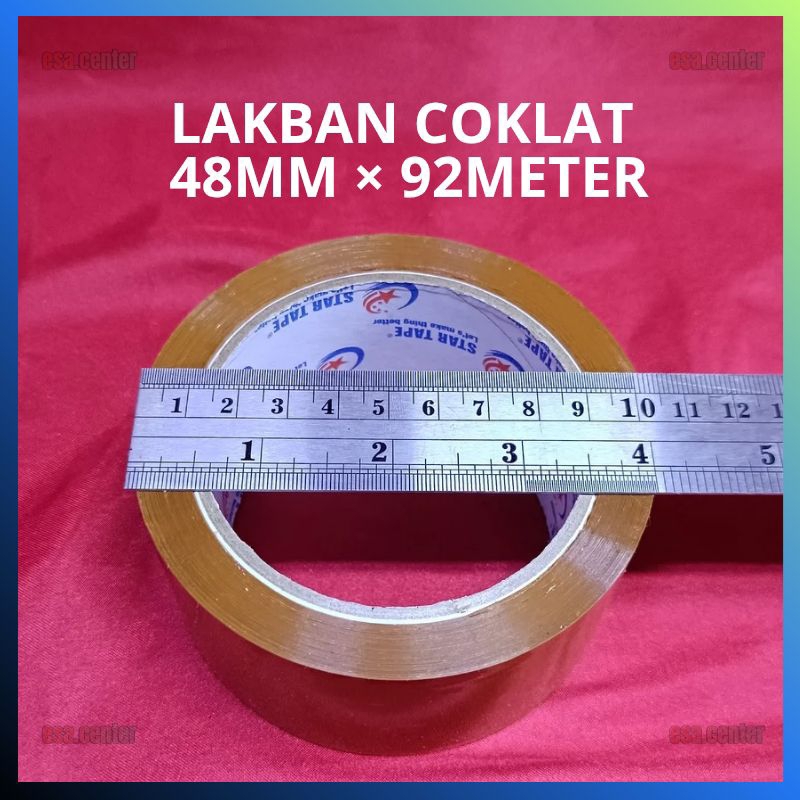 

(COKLAT) Lakban Coklat 48mm × 100 Yard / Lakban Coklat 48MM × 92METER