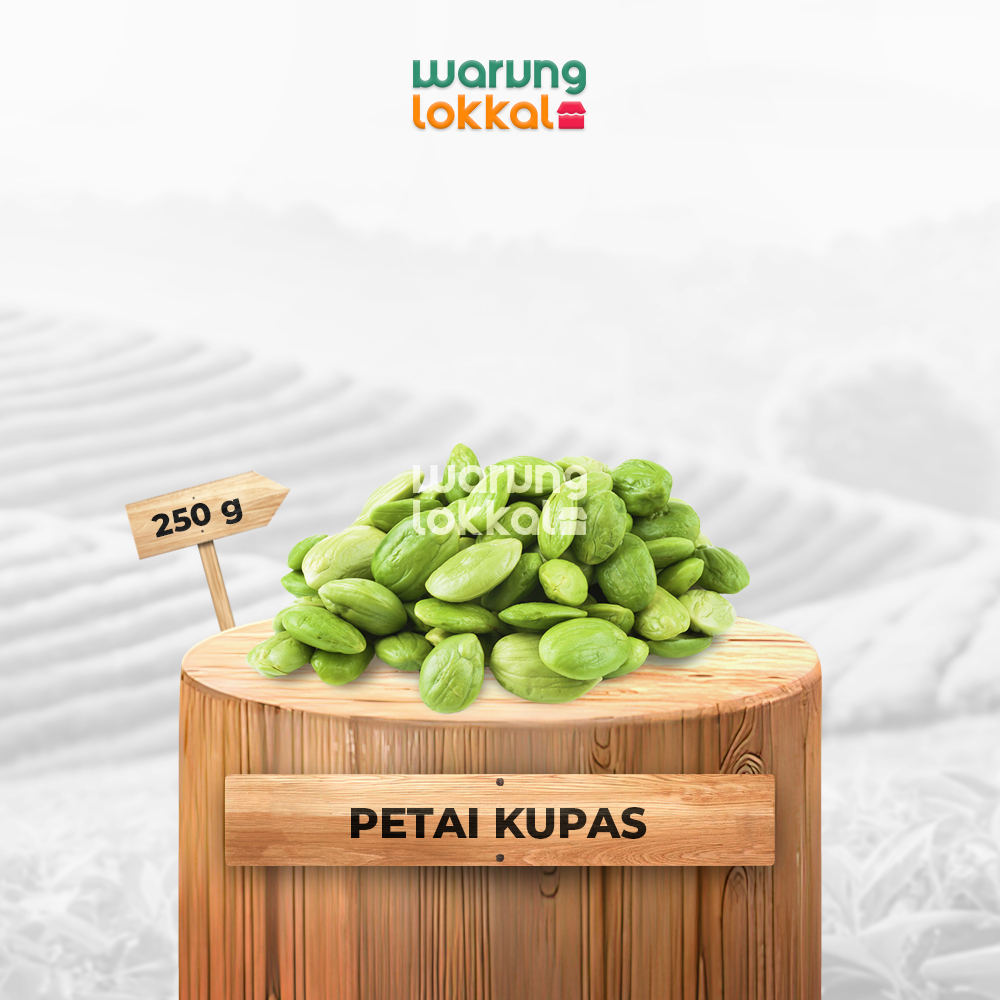 

Pete/Petai Kupas 250g - Warung Lokkal
