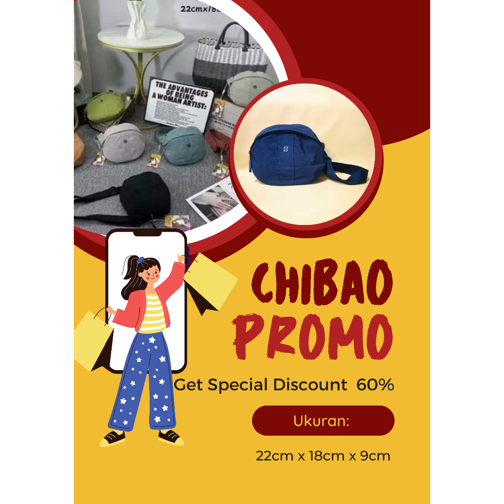 CHIBAO - Tas Selempang Mini 78931-SF Sling Bag Wanita Terkini
