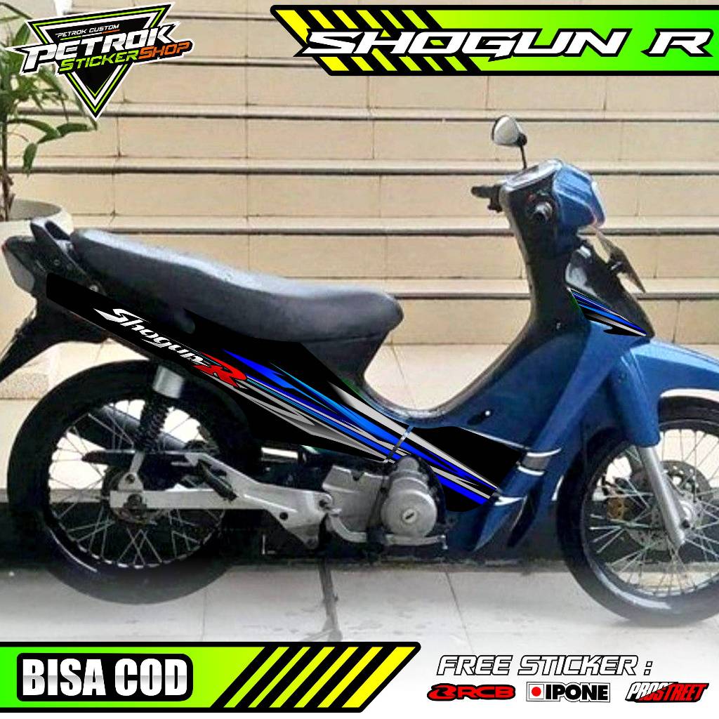 STRIPING VARIASI SUZUKI SHOGUN 110 / STIKER LIST MOTOR SHOGUN 110
