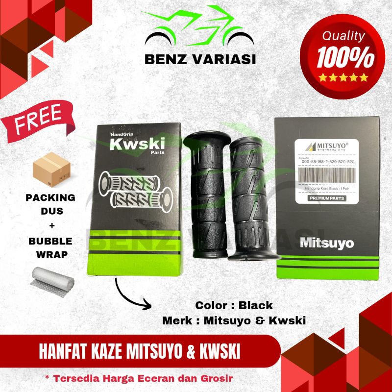 HANDGRIP KAWASAKI/HANVAT KAWASAKI/HANDGRIP KAZE/ HANDGRIP ALL MOTOR/HANDGRIP UNIVERSAL MATIC HANFAT 