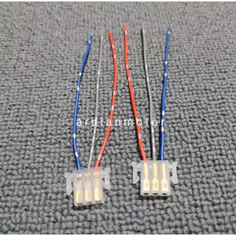 Socket kabel tombol saklar motor 3 pin/Socket kabel tombol saklar 3 kabel/Socket kabel tombol saklar