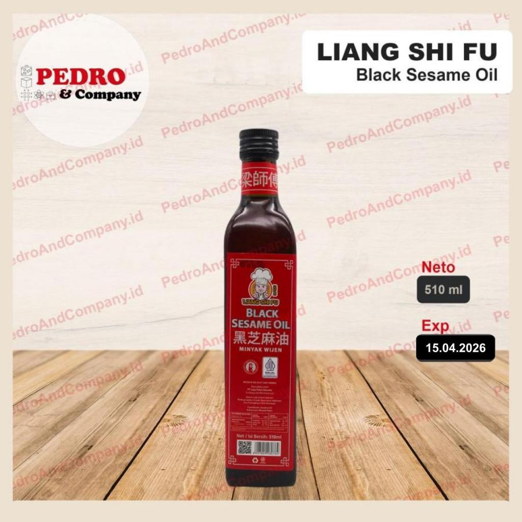 

Liang shi fu black sesame oil / minyak wijen 510 ml