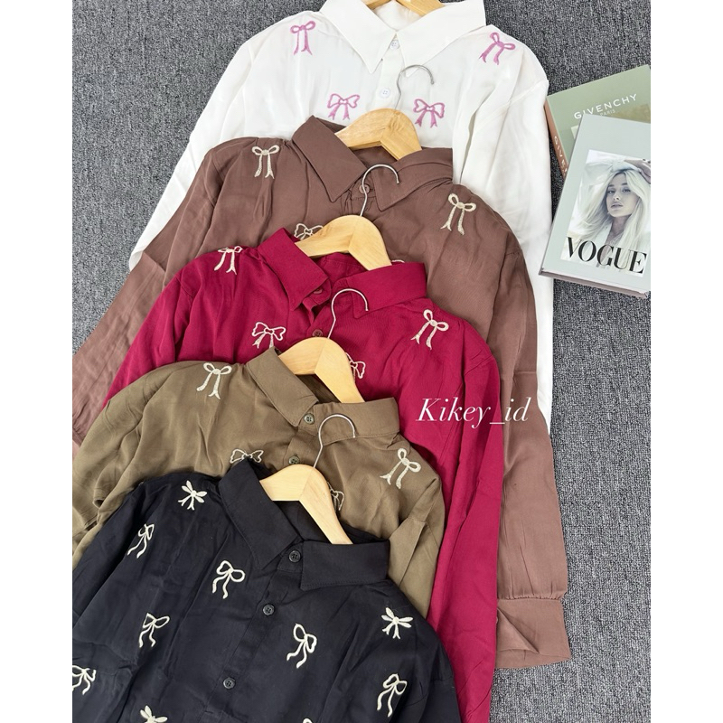 KEMEJA ATASAN BORDIR ZARA PITA