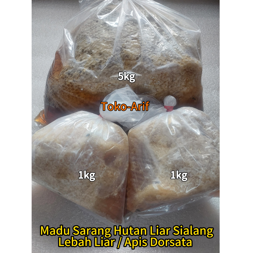 

Madu Sarang Hutan Sialang Riau 1kg Asli