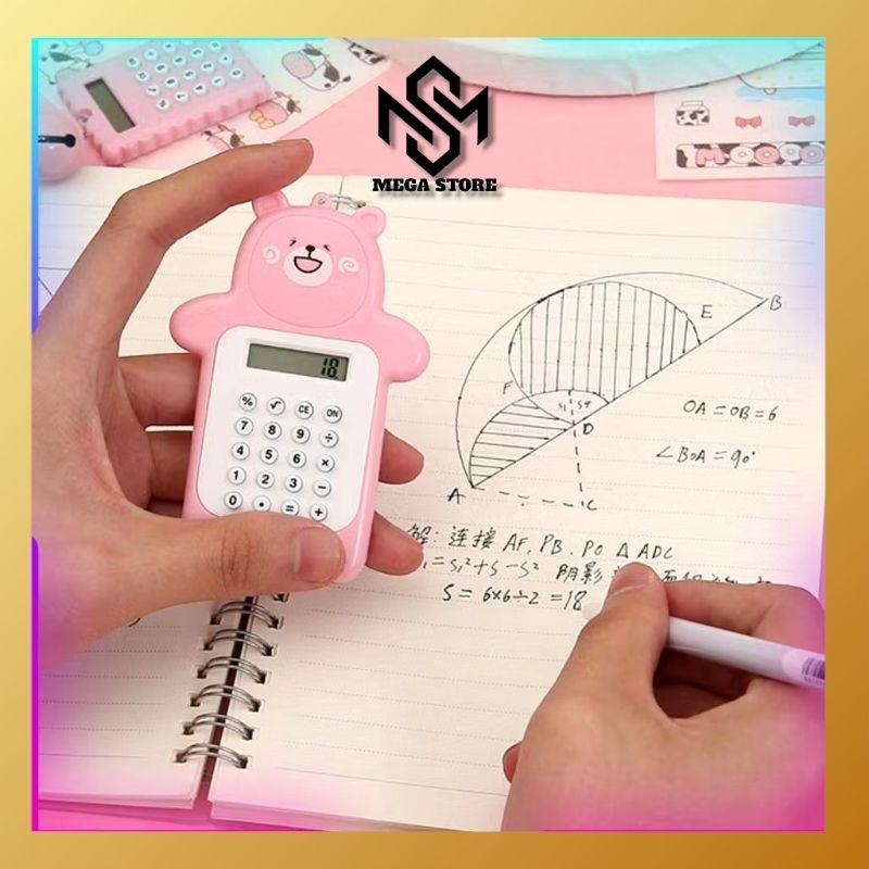 

Kalkulator Mini Lucu Calculator Portable Motif Pola Beruang 8 Digit Tombol Karet Alat Tulis Sekolah