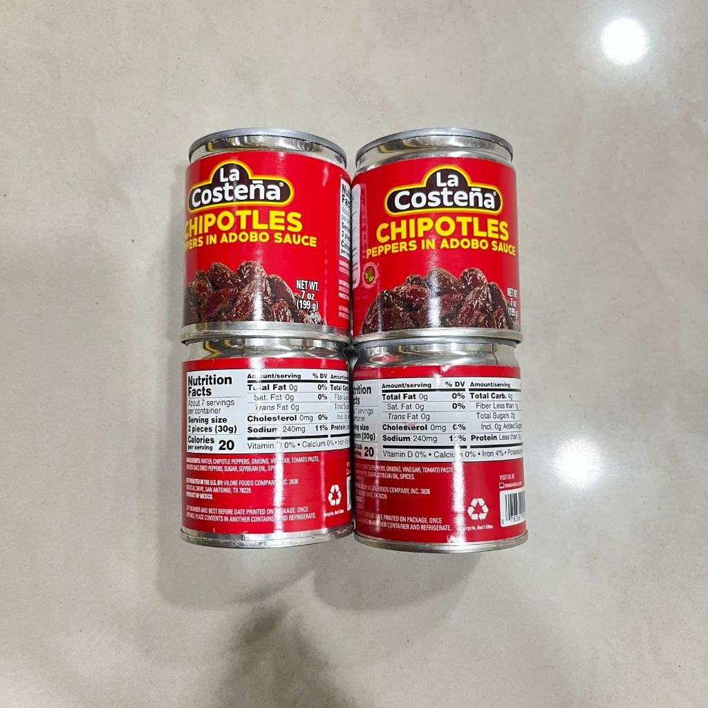 

La Costena Chipotle Peppers in Adobo Sauce 199g