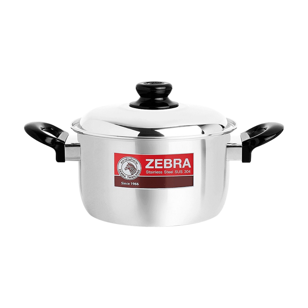 Panci Masak Stainless Steel / Panci Zebra Stenlis / Panci Sop Zebra Sauce Pot 26 Cm Merry 160514