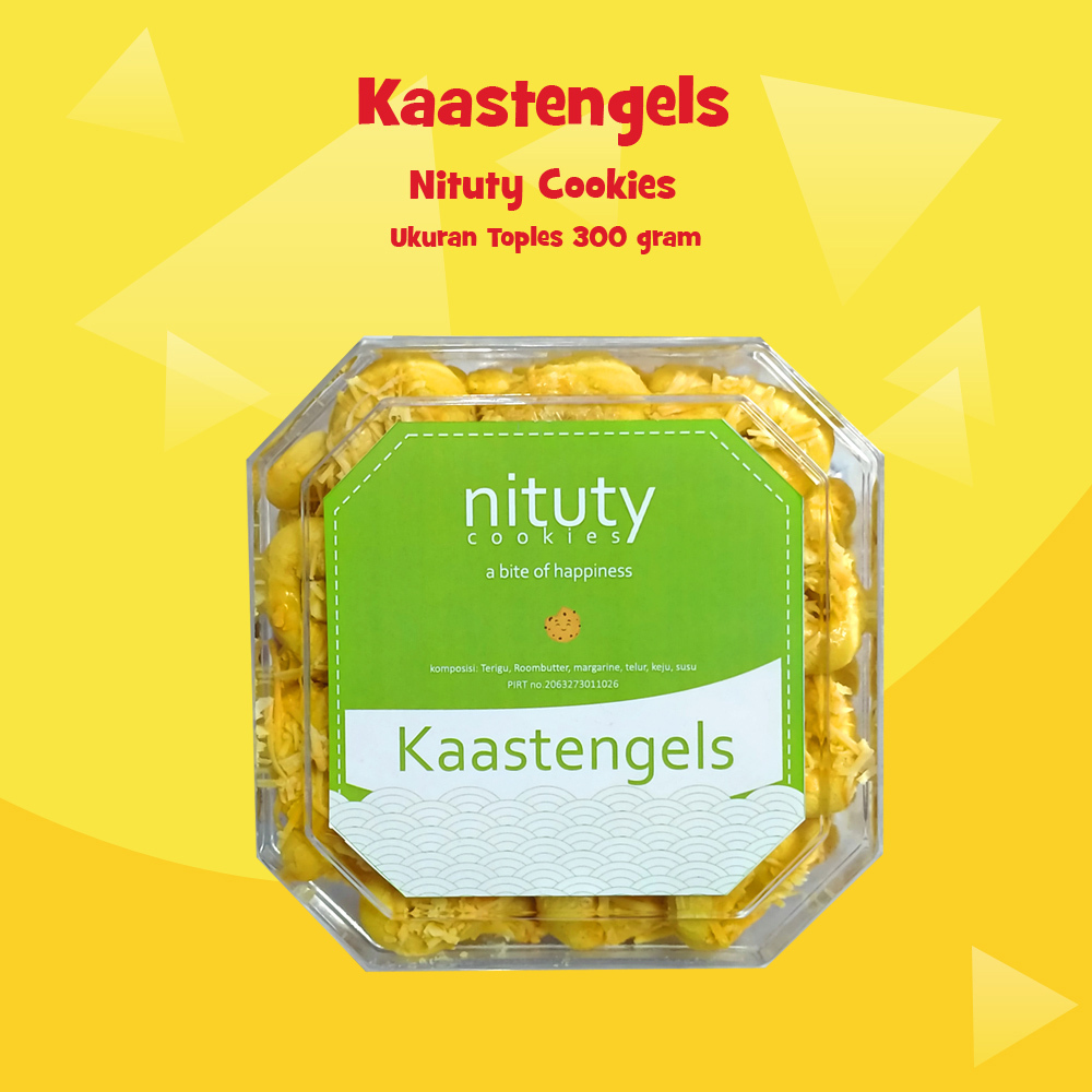 

Kaastengels Keju Cookies Octagon toples 250gr KUE KERING by Nituty Cookies