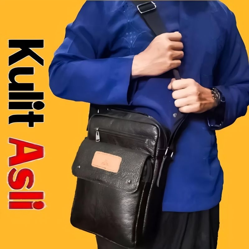 Tas kitab Tas pengajian tas santri kulit asli