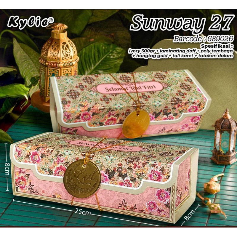 

SUNWAY 27 - Box Hampers Lebaran Idul Fitri Roll Cake Brownies