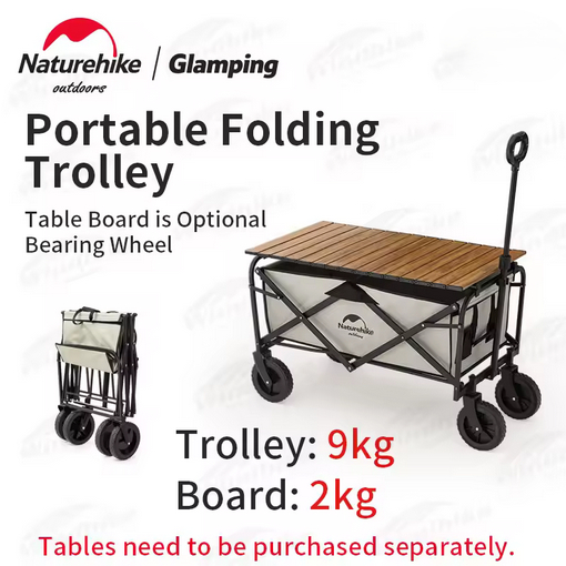 TROLI LIPAT NATUREHIKE NH19PJ001 - FOLDING CAMPING TROLLEY