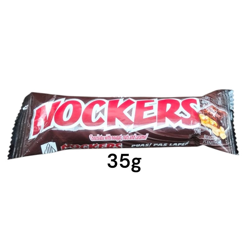 

nockers chocolate with nougat nuts and caramel 35g