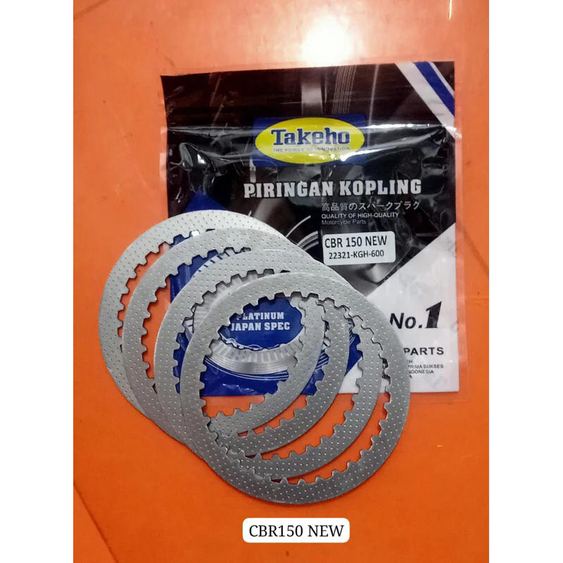 PIRINGAN KOPLING CBR 150 NEW (4PCS/SET) 22321-KGH-600 TAKEHO