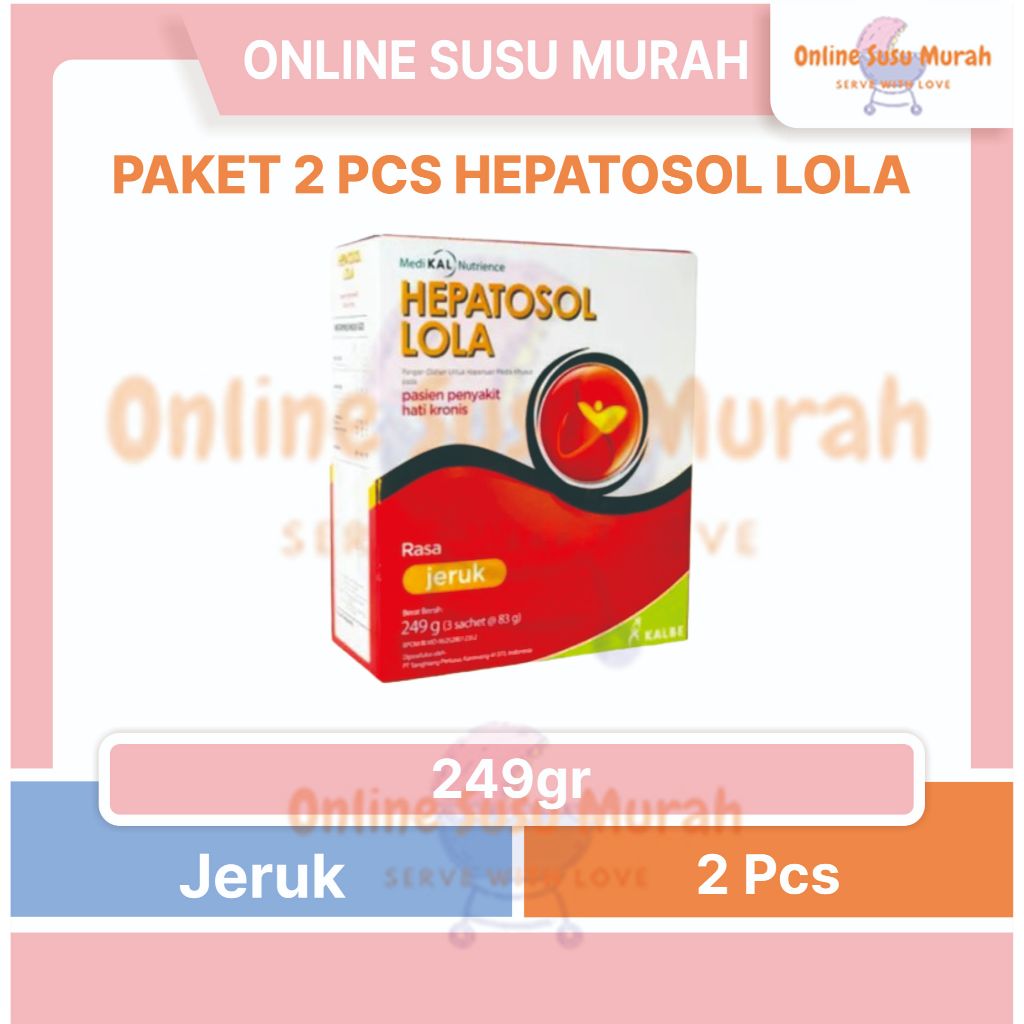 

HEPATOSOL LOLA PAKET 2 KOTAK 249GR JERUK 249 GR SSKD