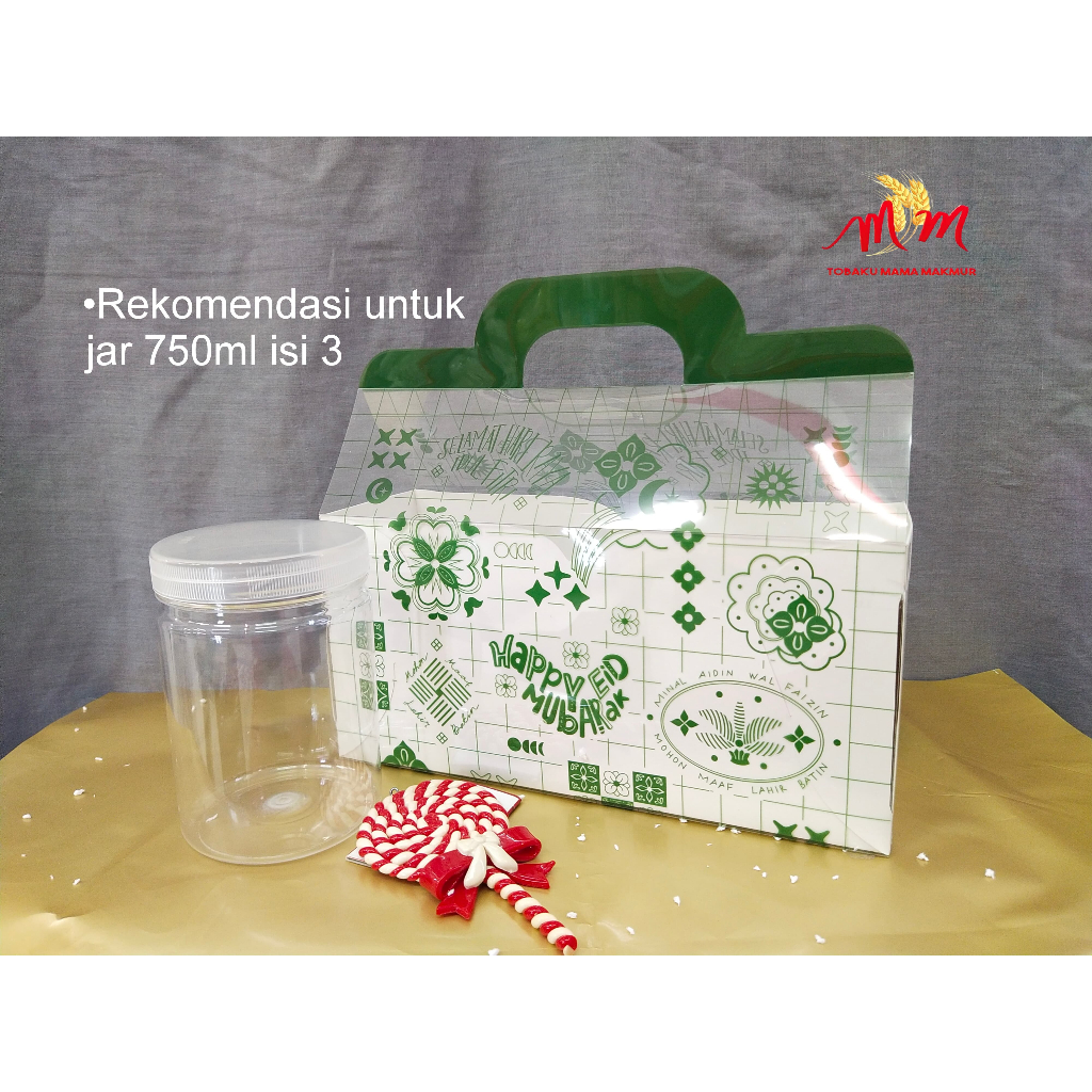 

Box Paperbag Lebaran / PB Mubarak Mika / Box Hampers Lebaran