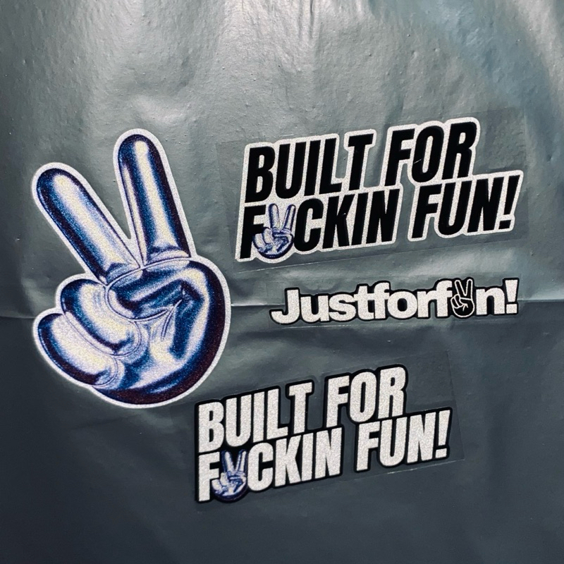 

BUILT FOR F*CKIN FUN! (sticker pack)
