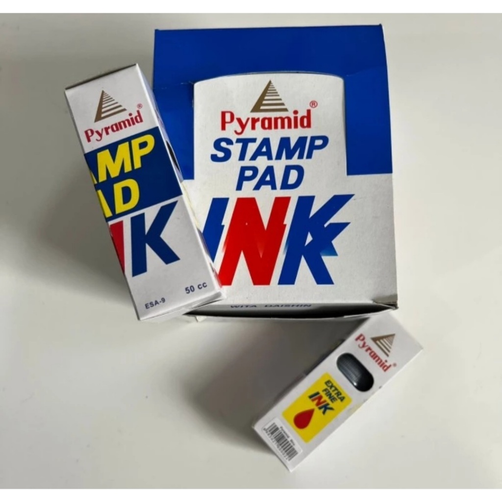 

Pyramid Stamp Pad Ink Refill Tinta Stempel (1 lusin / 12 pcs)