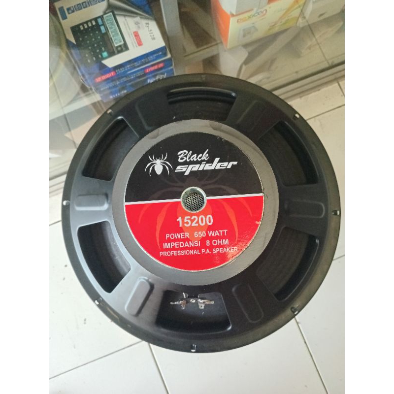 Speaker black spider 15200