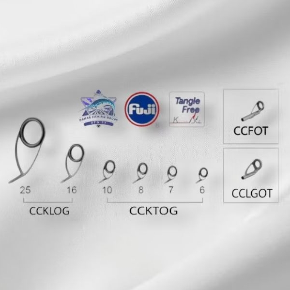 RING GUIDE JORAN SET FUJI GALATAMA K OXIDE ORIGINAL - RING GUIDE JORAN K SERIS JAPAN - MARIT JORAN