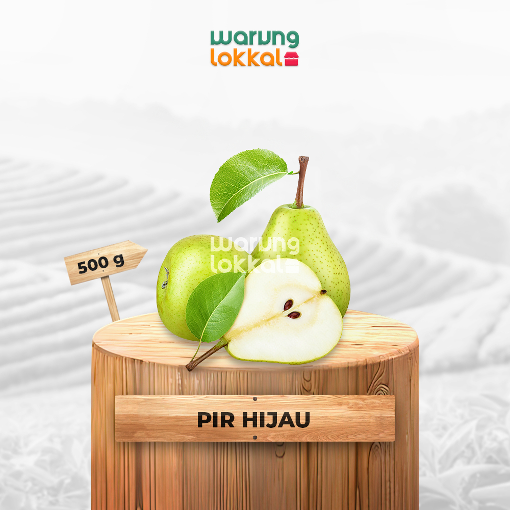 

Buah Pir Hijau 500g - Warung Lokkal