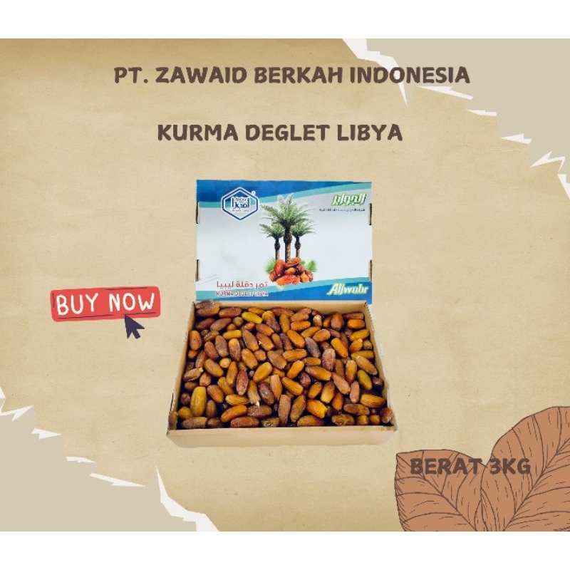 

READY KURMA DEGLET LIBYA KEMASAN 3KG
