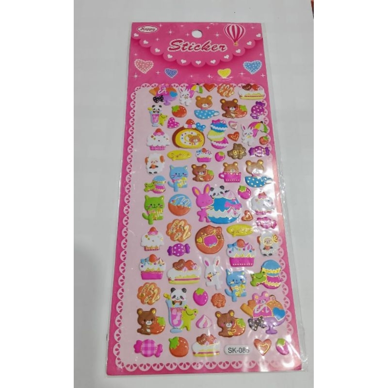 

Sticker Anak Timbul Motif Makanan SK-085