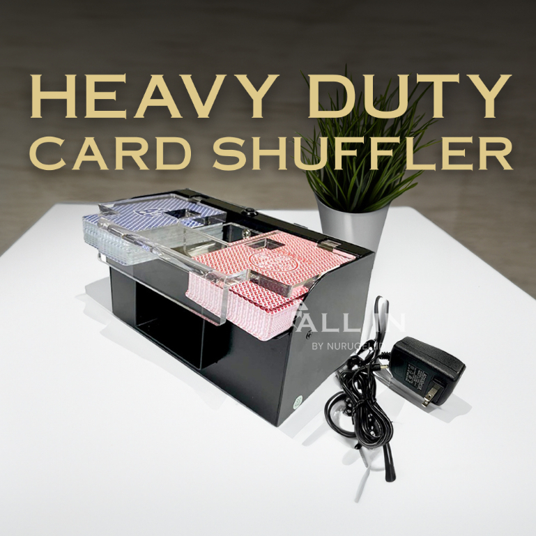 Heavy Duty Card Shuffler Automatic 2 Deck Casino Grade Mesin Kocok Kartu Remi