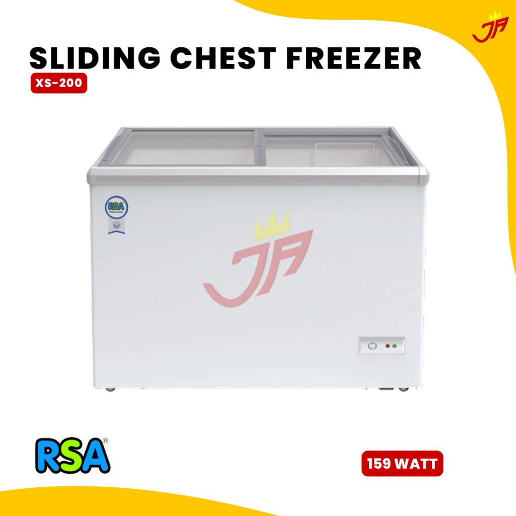 RSA Sliding Chest Freezer 171 Liter XS-200