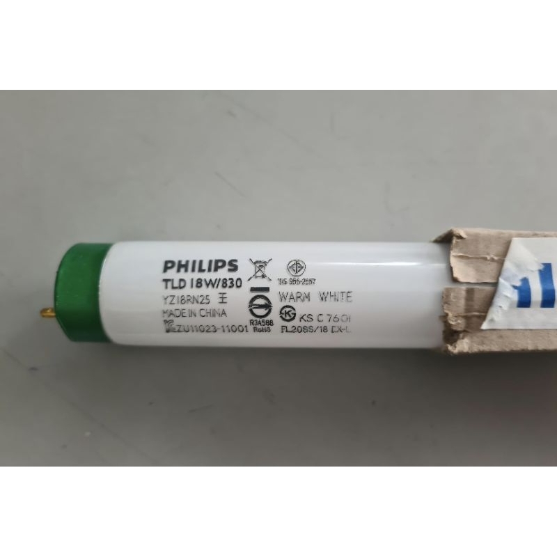 Lampu TLD 18W 830 Philips Kuning 3000K Super Bright Boost TL-D 18W/830 Panjang 60centi 60cm Warm Whi