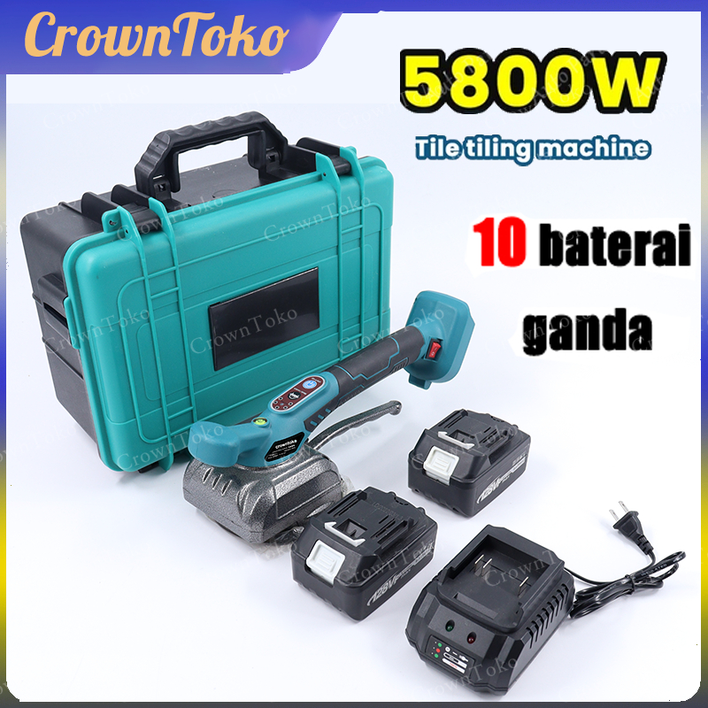 【COD】5800W mesin ubin alat memasang keramik mesin getar pasang keramik alat getar granit getar keram