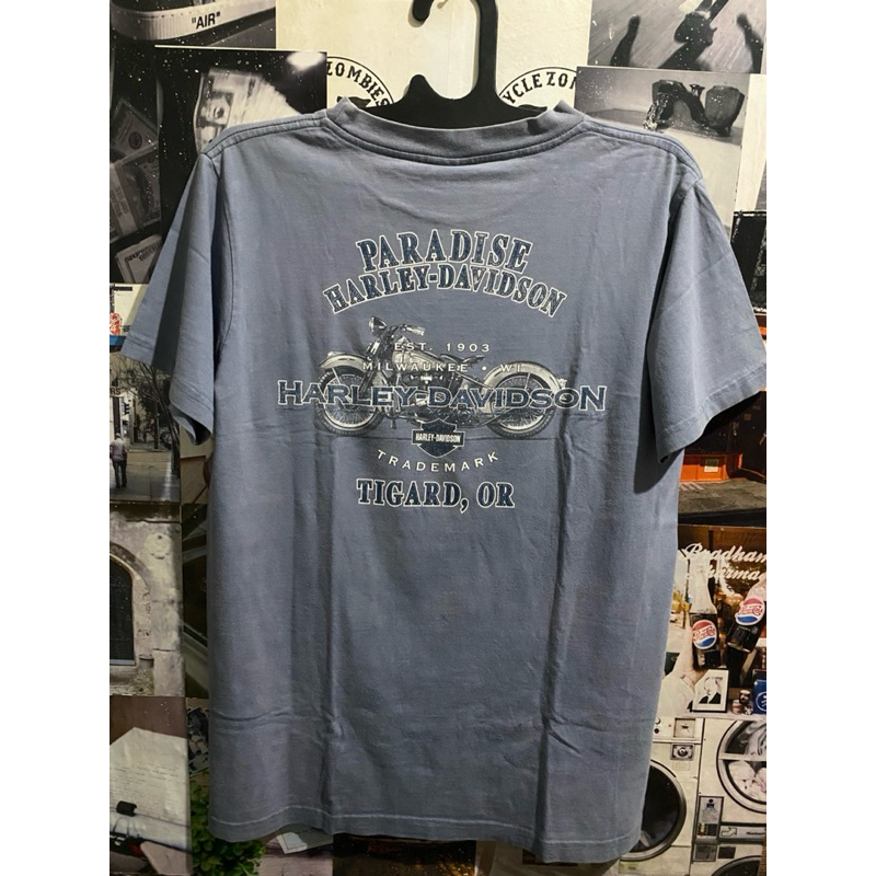 harley davidson / kaos harley davidson second / harley davidson vintage / tshirt harley davidson sec