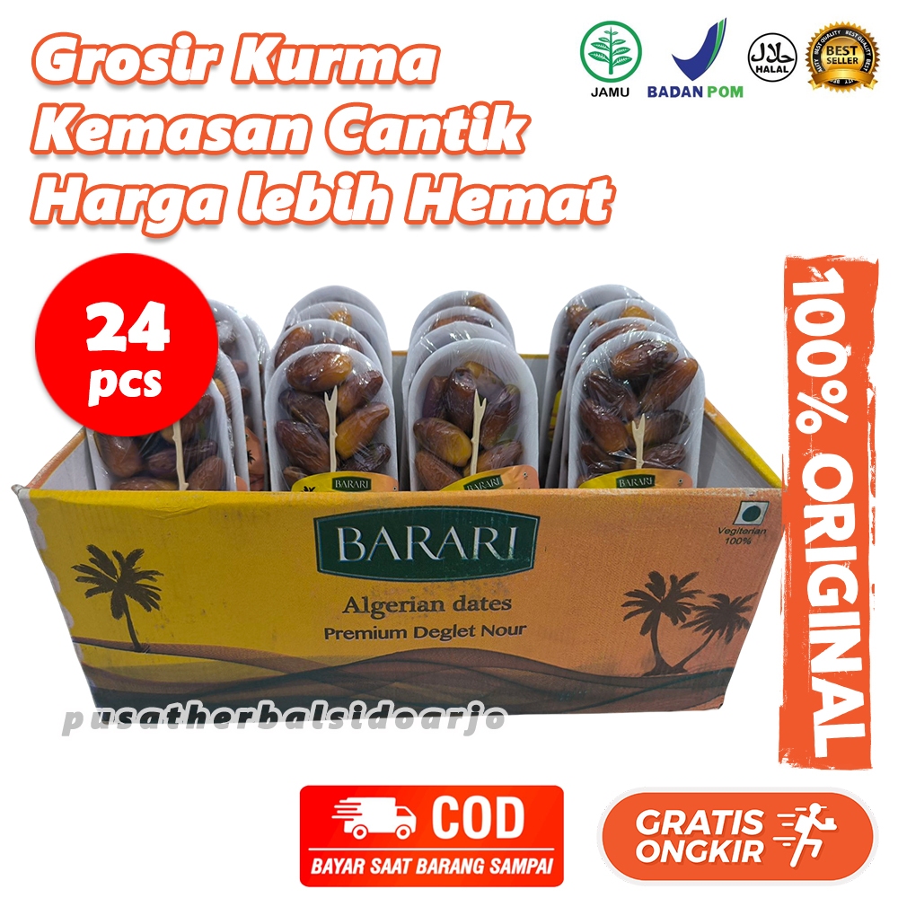 

24 pcs Kurma Tunisia Madu Styrofoam Wrapping Fresh Stock