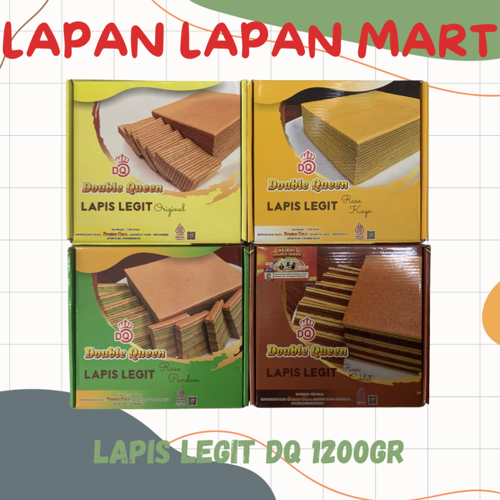 

Lapis Legit Double Queen 1200gr