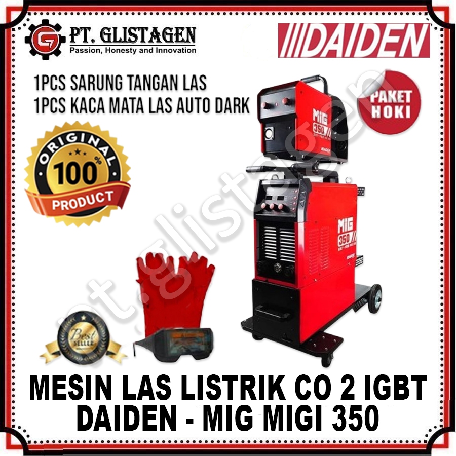 DAIDEN MIG 350 Mesin Las MIG / Travo Las / MIGI / MIG / MAG / Co2 Daiden 350 MIGi 350 MIG 350 ORIGIN