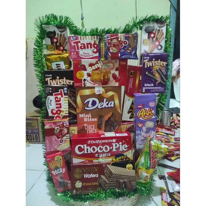 

Parsel Snack Lebaran - Parcel Lebaran Eid Mubarak Terbaru - Hampers Snack Lebaran Idul fitri
