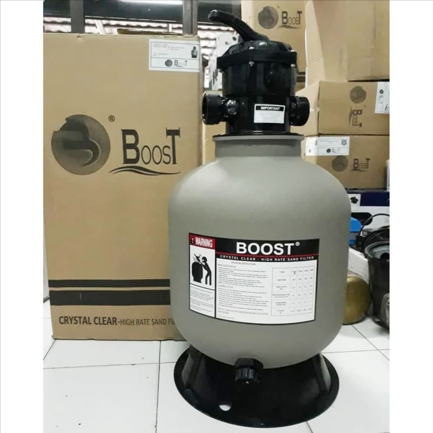 Filter Kolam BOOST 1/2 HP D.16in - Sand Filter Kolam Renang Boost