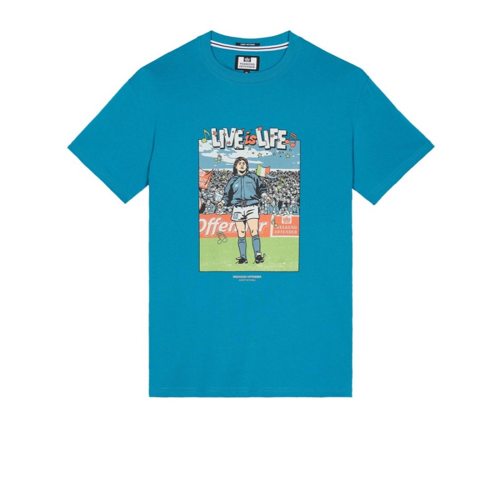 Weekend Offender Opus Graphic T-Shirt (Kingfisher Blue) Original