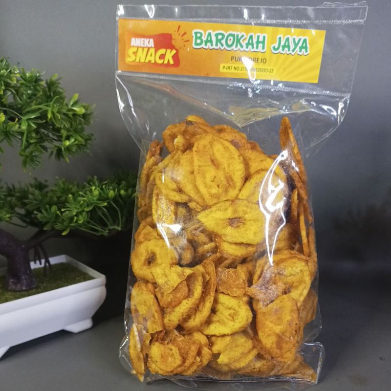 

Kripik Pisang Manis Empuk 250Gram