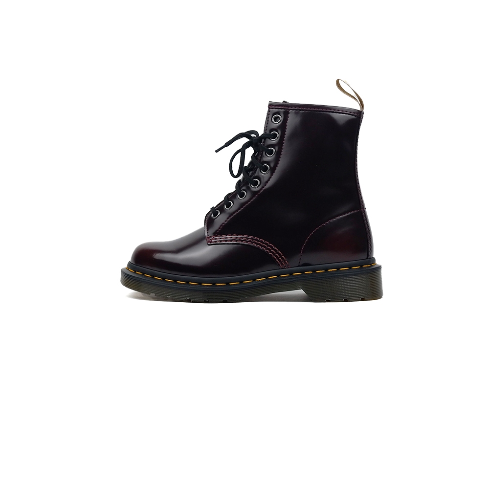 DR Martens Vegan 1460 Cherry Red 8 Hole (oxford Rub Off) Docmart Shoes BNIB