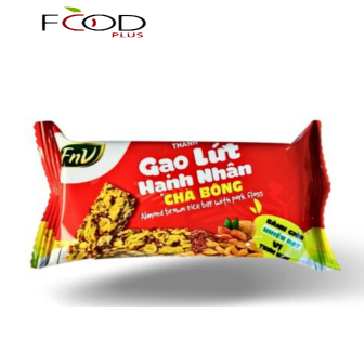 

FnV Brown Rice with Almonds & Pork Floss Bar 12Gram