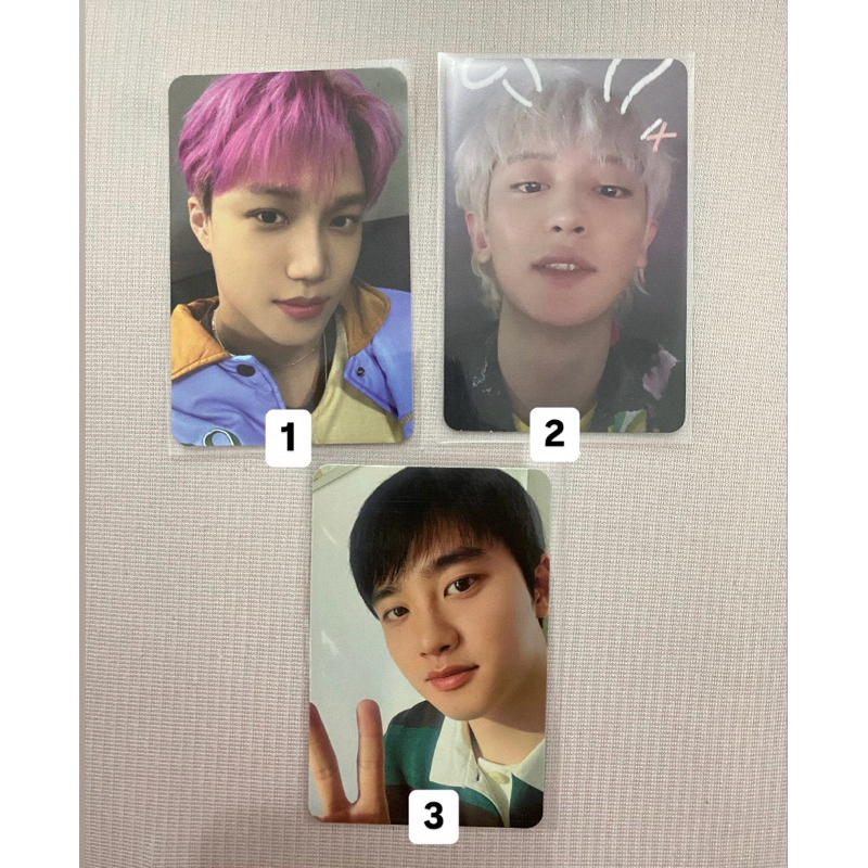 PHOTOCARD / PC EXO KAI JONGIN PARK CHANYEOL DO KYUNGSOO EXIST 1 BILLION VIEWS EXPECTATIONS