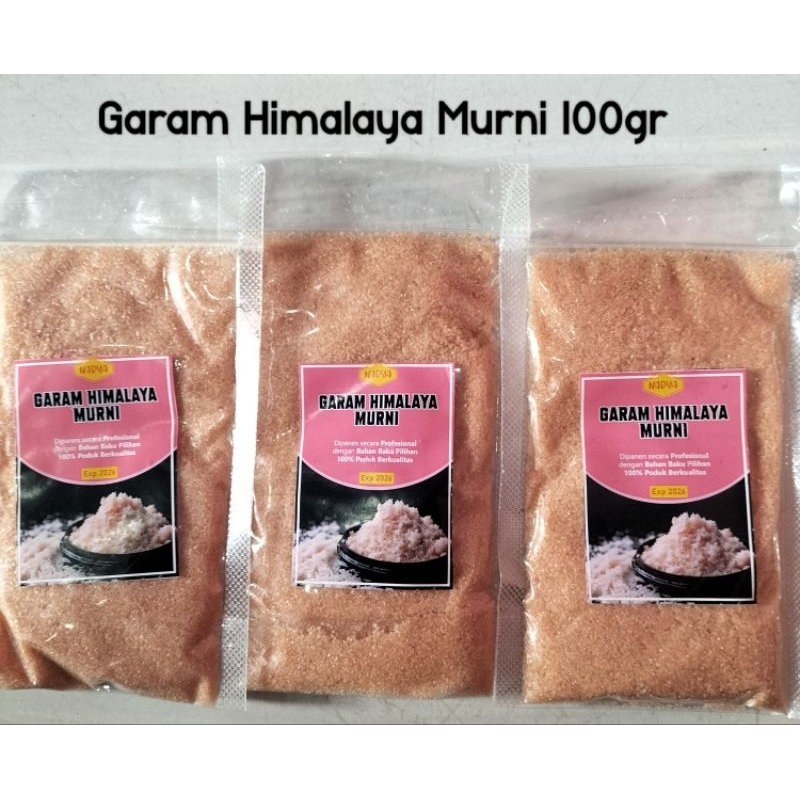 

Garam Himalaya Salt Pink 100gr Original Garam Dapur Premium Termurah halal